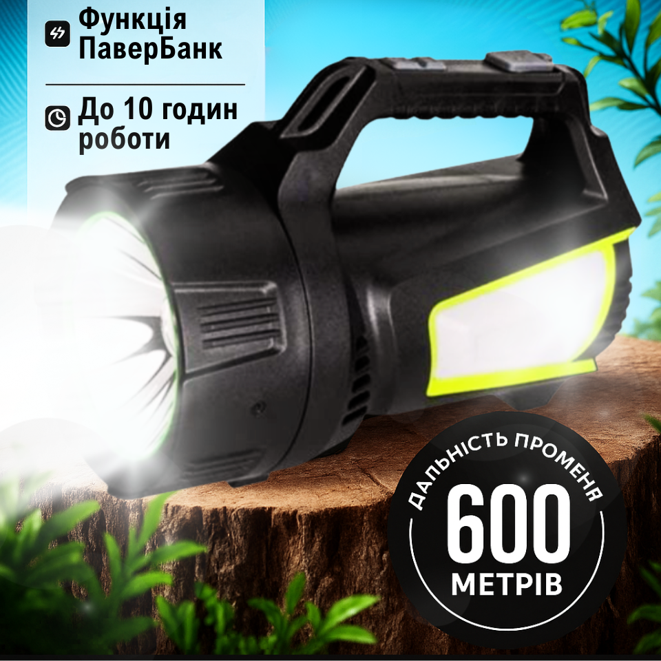 Кемпінговий акумуляторний ліхтар з функцієї Power Bank